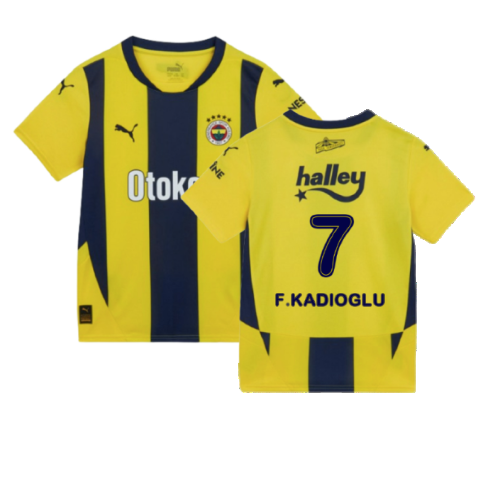 2024-2025 Fenerbahce Home Shirt (Kids) (F.Kadioglu 7)