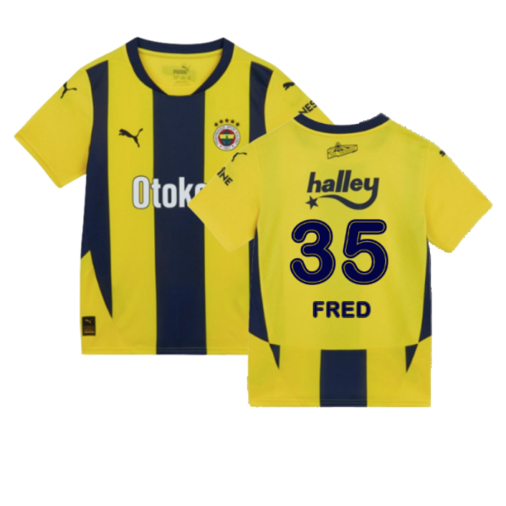 2024-2025 Fenerbahce Home Shirt (Kids) (Fred 35)