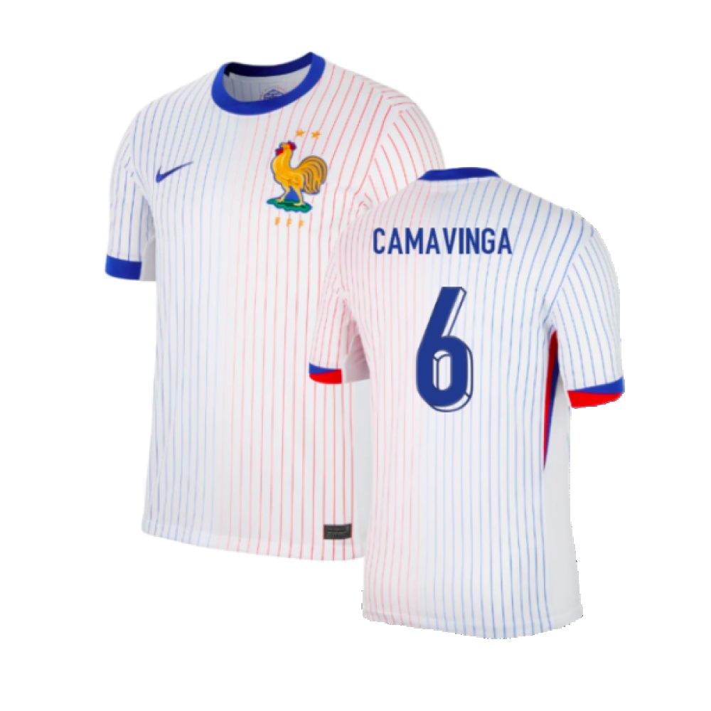 2024-2025 France Away Shirt (Camavinga 6)