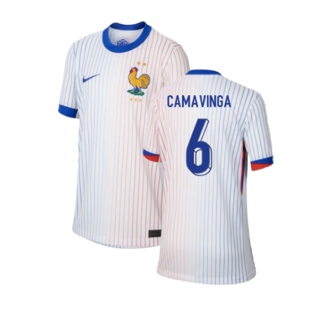 2024-2025 France Away Shirt (Kids) (Camavinga 6)