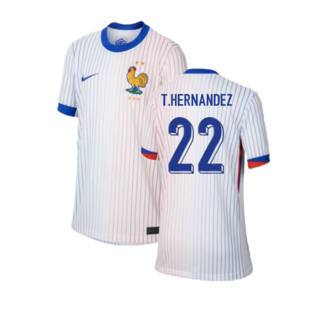 2024-2025 France Away Shirt (Kids) (T.Hernandez 22)