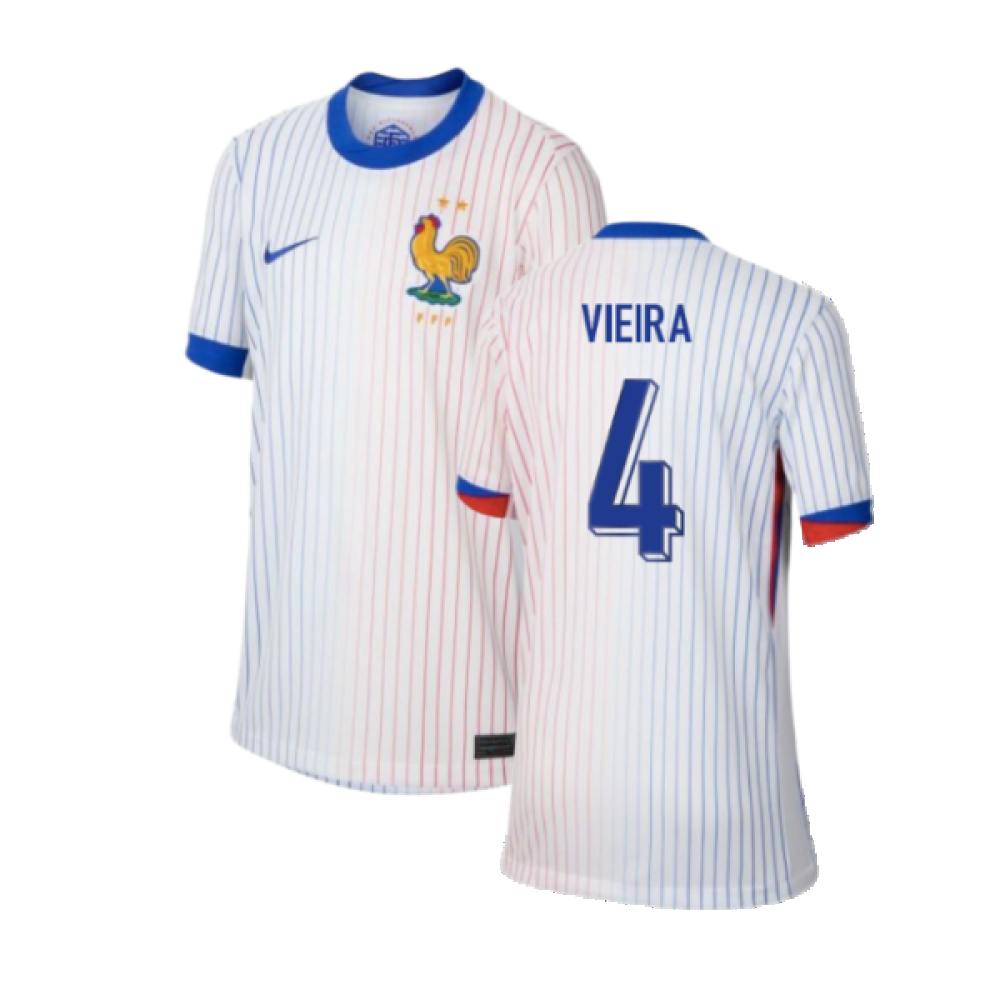 2024-2025 France Away Shirt (Kids) (Vieira 4)