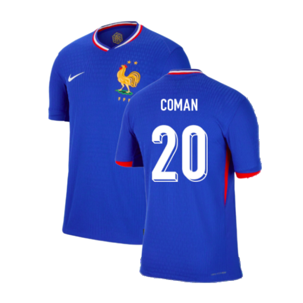 2024-2025 France Dri-FIT ADV Match Home Shirt (Coman 20)