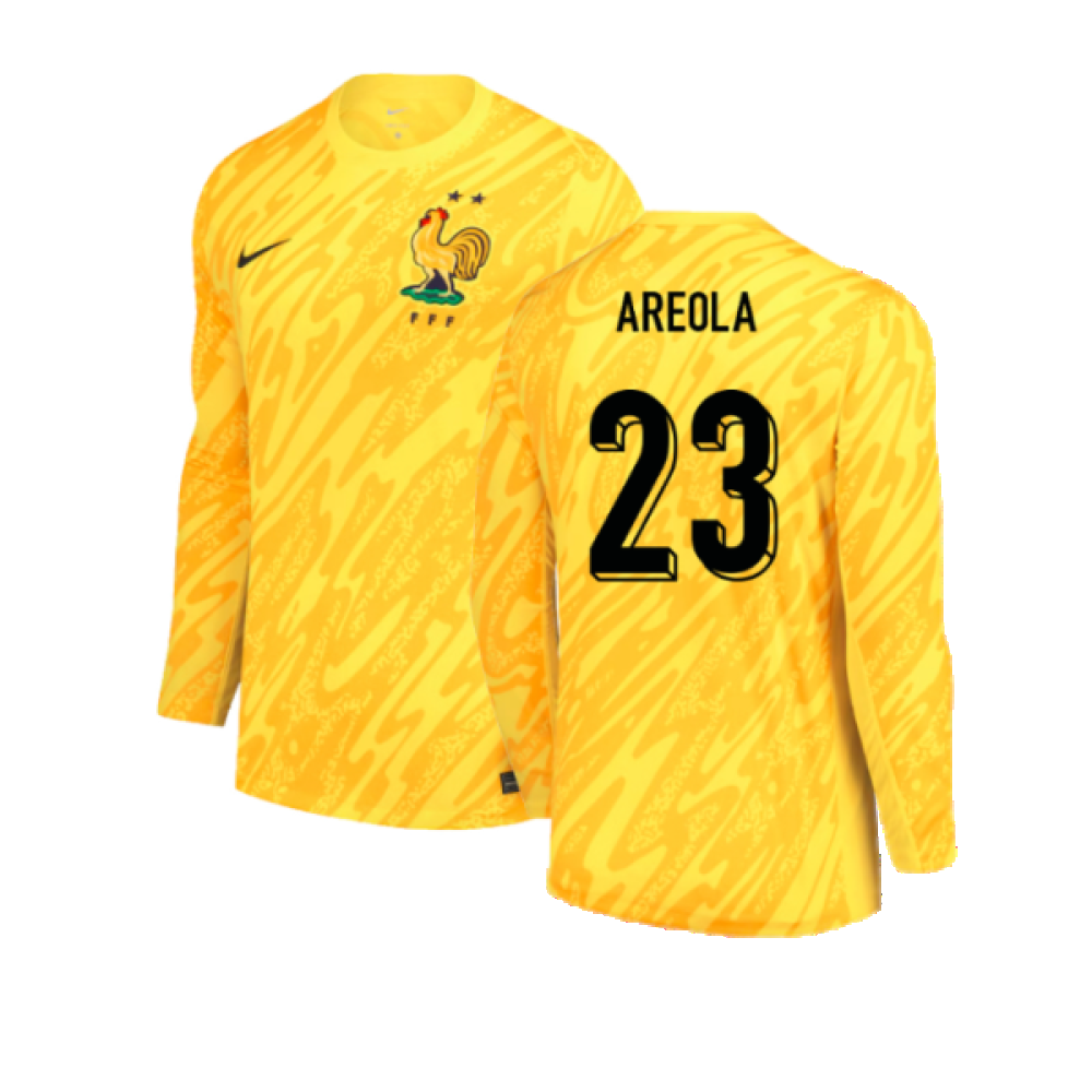 2024-2025 France Goalkeeper LS Home Shirt - Kids (Areola 23)