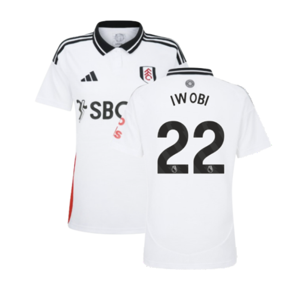 2024-2025 Fulham Home Shirt (Womens) (Iwobi 22)