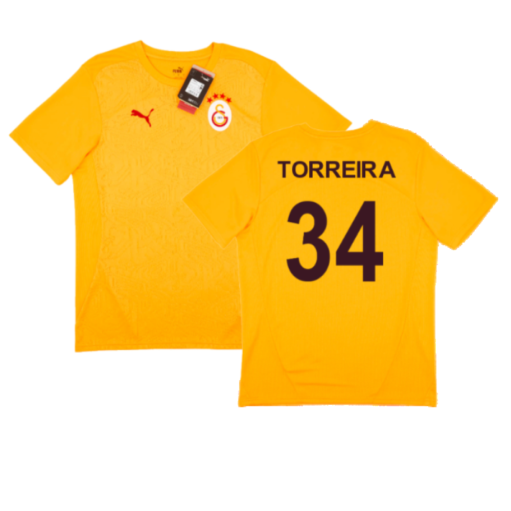 2024-2025 Galatasaray Training Shirt (Orange) (Torreira 34)