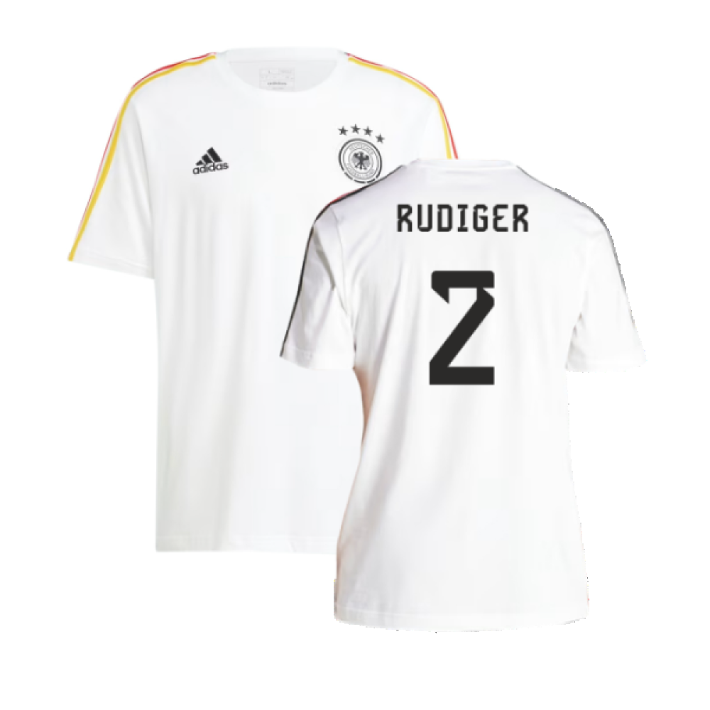 2024-2025 Germany 3S DNA Tee (White) (Rudiger 2)