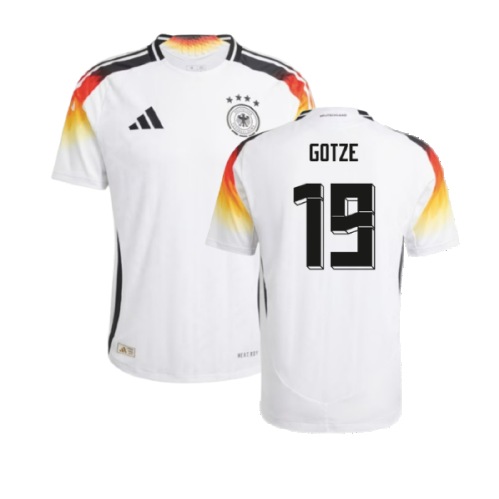 2024-2025 Germany Authentic Home Shirt (Gotze 19)