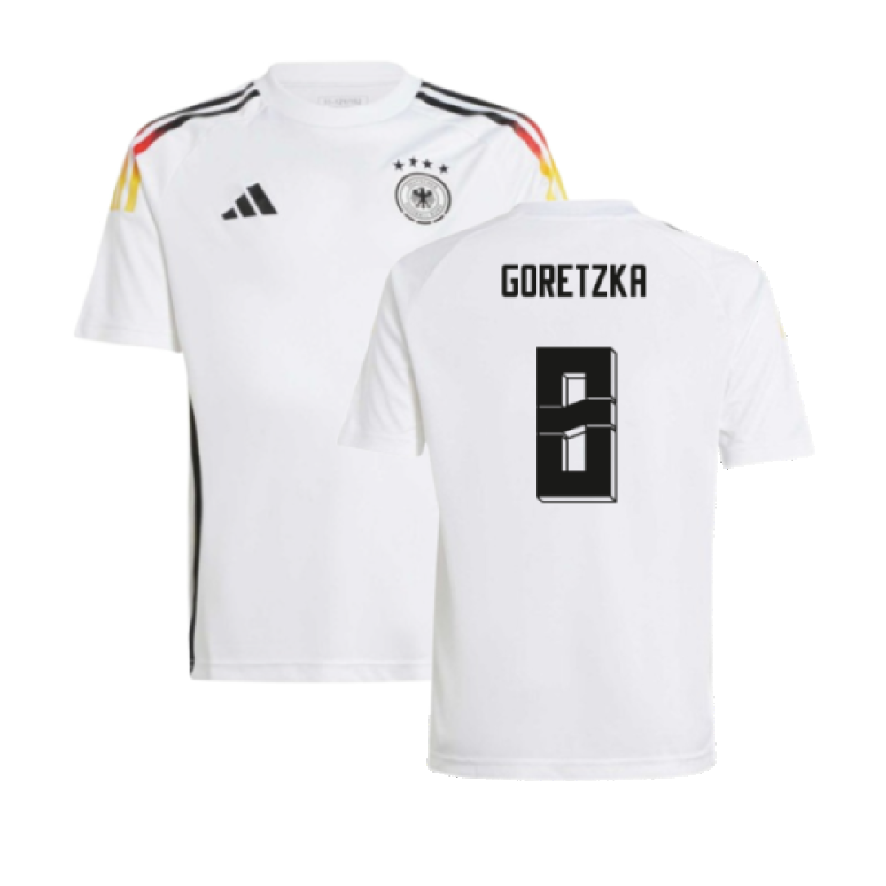 2024-2025 Germany Home Fan Shirt (Kids) (Goretzka 8)