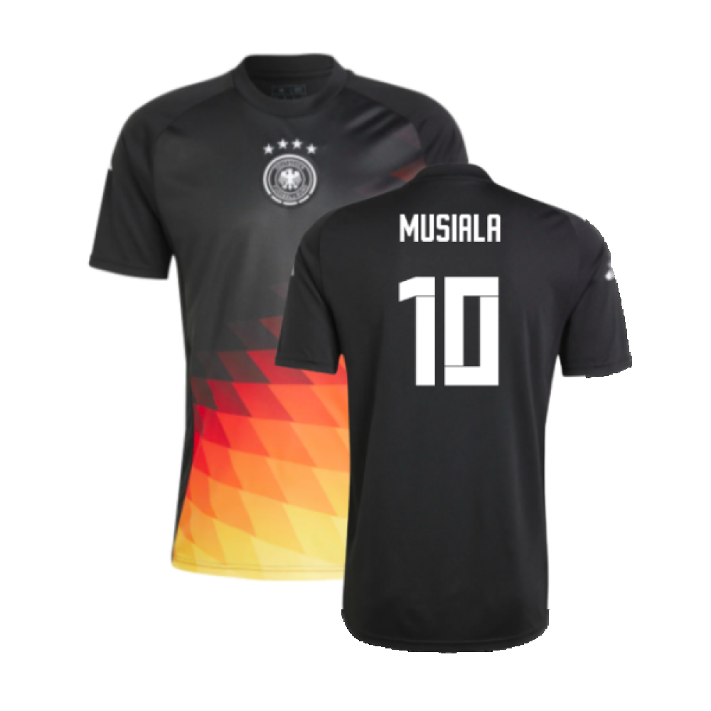 2024-2025 Germany Pre-Match Shirt (Black) (Musiala 10)