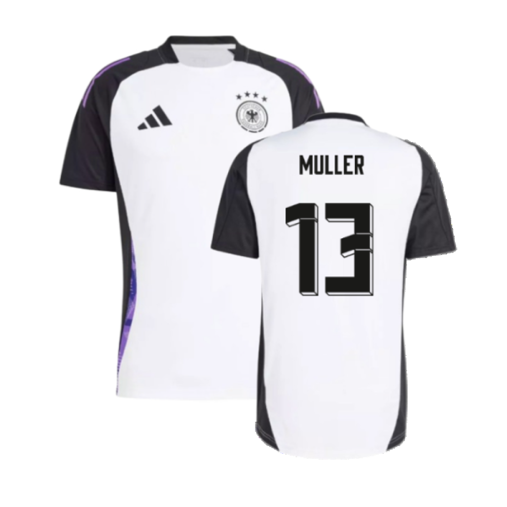 2024-2025 Germany Training Jersey (White) (Muller 13)