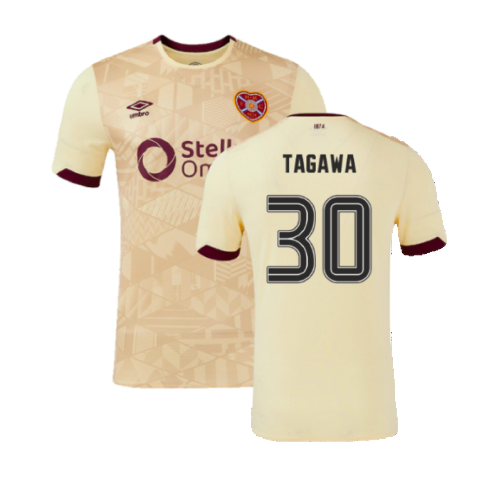 2024-2025 Hearts Away Shirt (Tagawa 30)