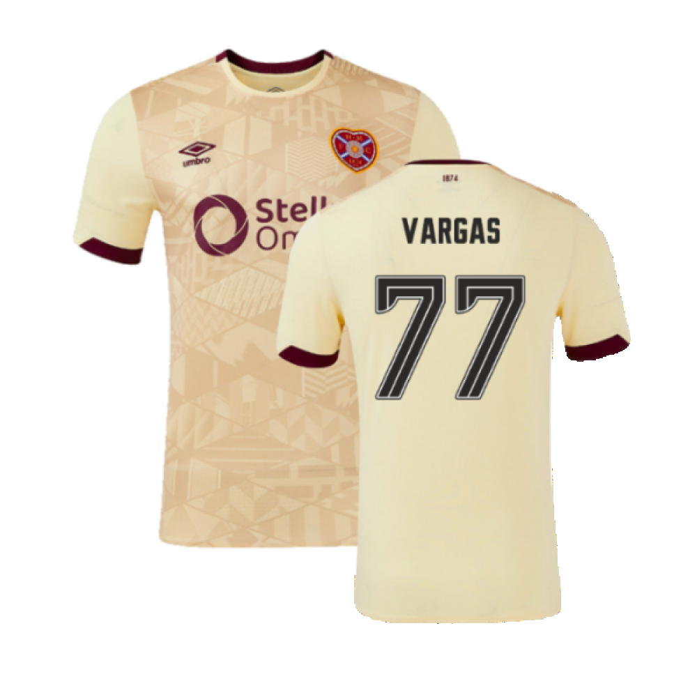 2024-2025 Hearts Away Shirt (Vargas 77)