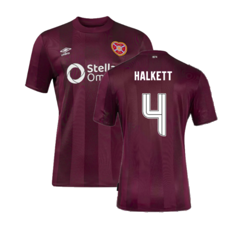 2024-2025 Hearts Home Shirt (Kids) (Halkett 4)