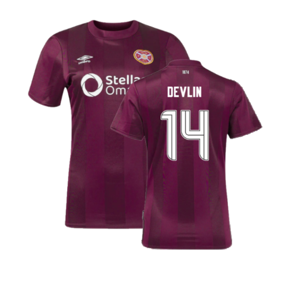 2024-2025 Hearts Home Shirt (Womens) (Devlin 14)