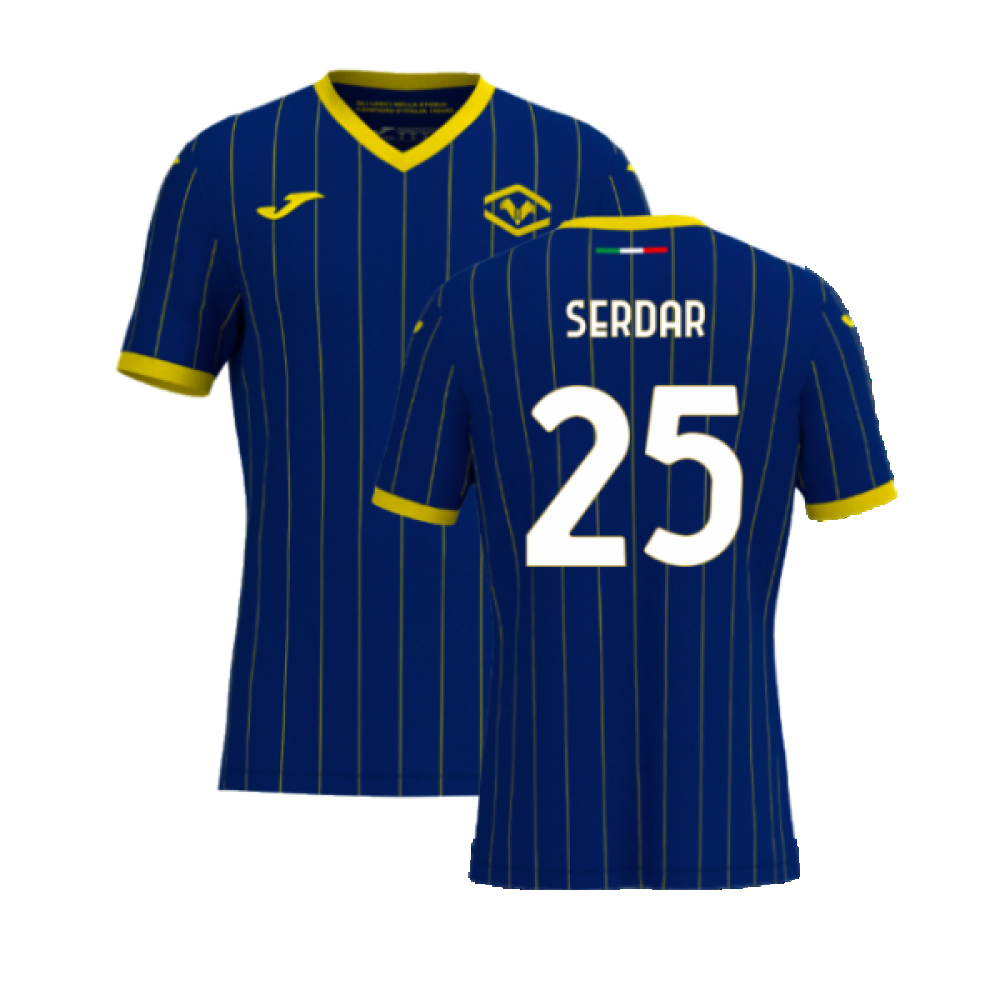 2024-2025 Hellas Verona Home Replica Shirt (Serdar 25)