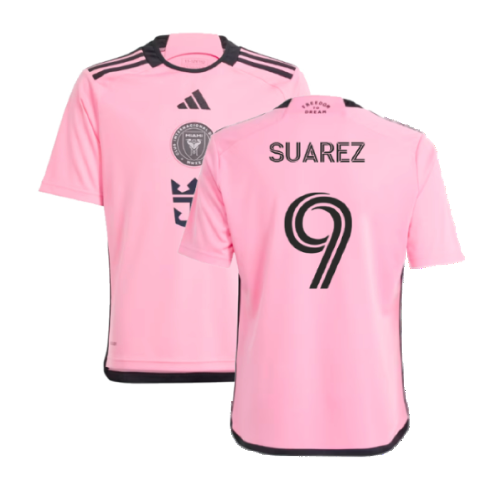 2024-2025 Inter Miami Home Shirt (Kids) (Suarez 9)