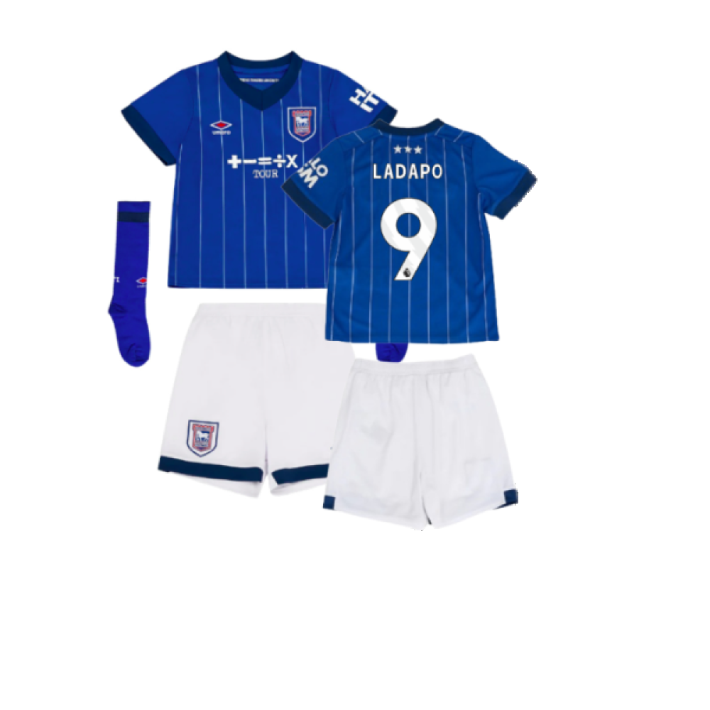 2024-2025 Ipswich Town Home Mini Kit (Ladapo 9)