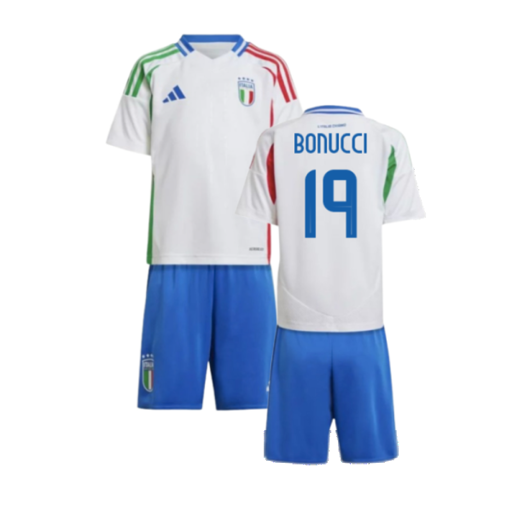 2024-2025 Italy Away Mini Kit (BONUCCI 19)