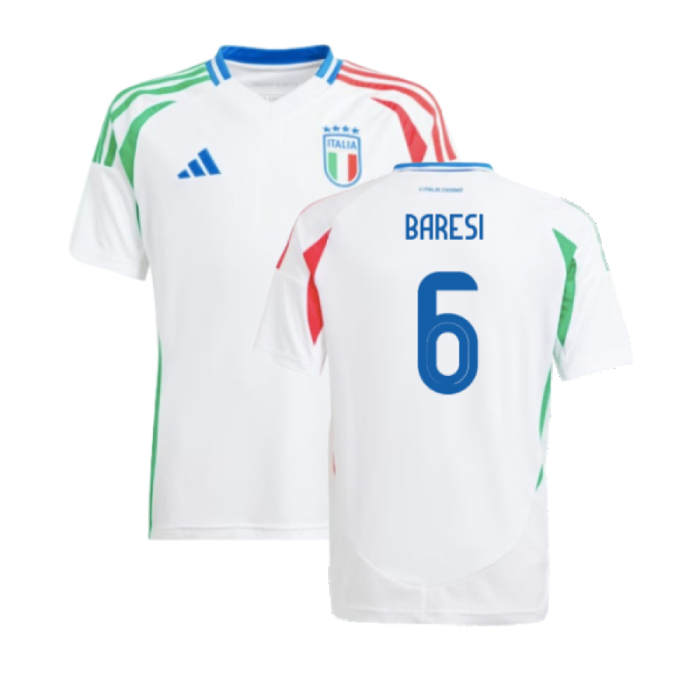 2024-2025 Italy Away Shirt (Kids) (BARESI 6)