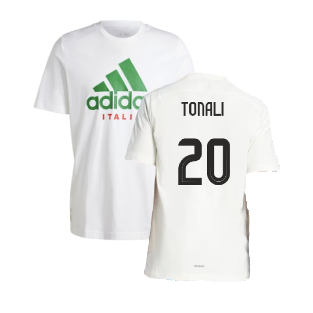 2024-2025 Italy DNA Graphic Tee (White) (TONALI 20)