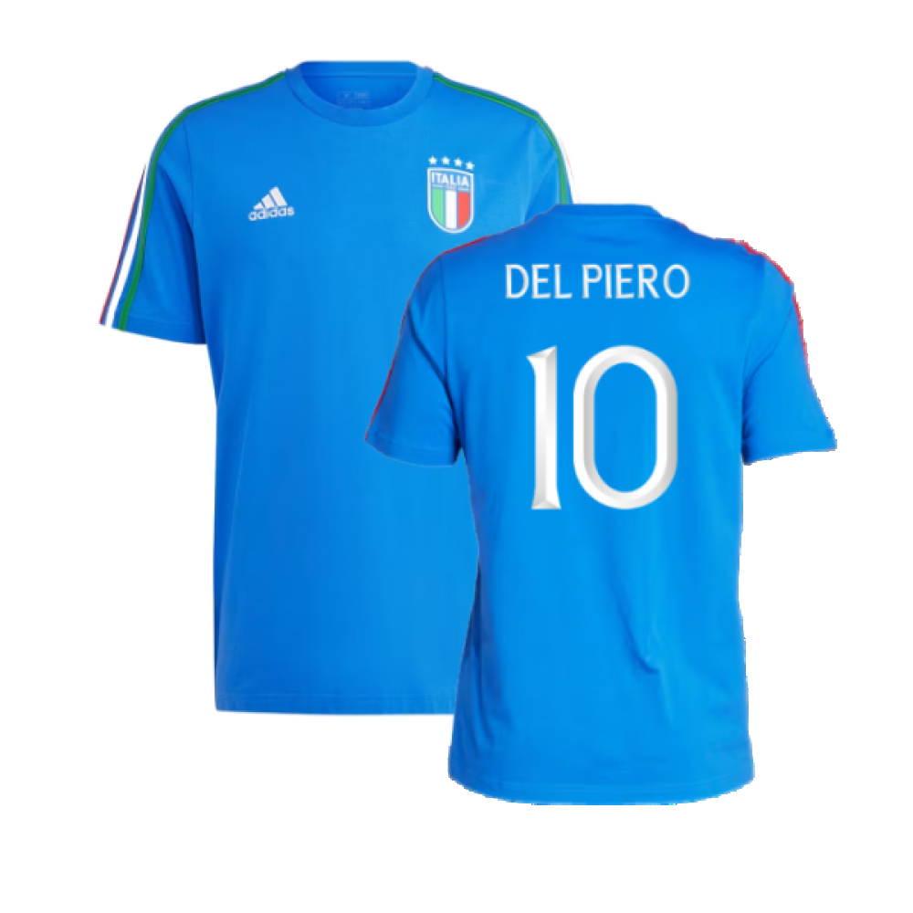 2024-2025 Italy DNA Tee (Blue) (DEL PIERO 10)