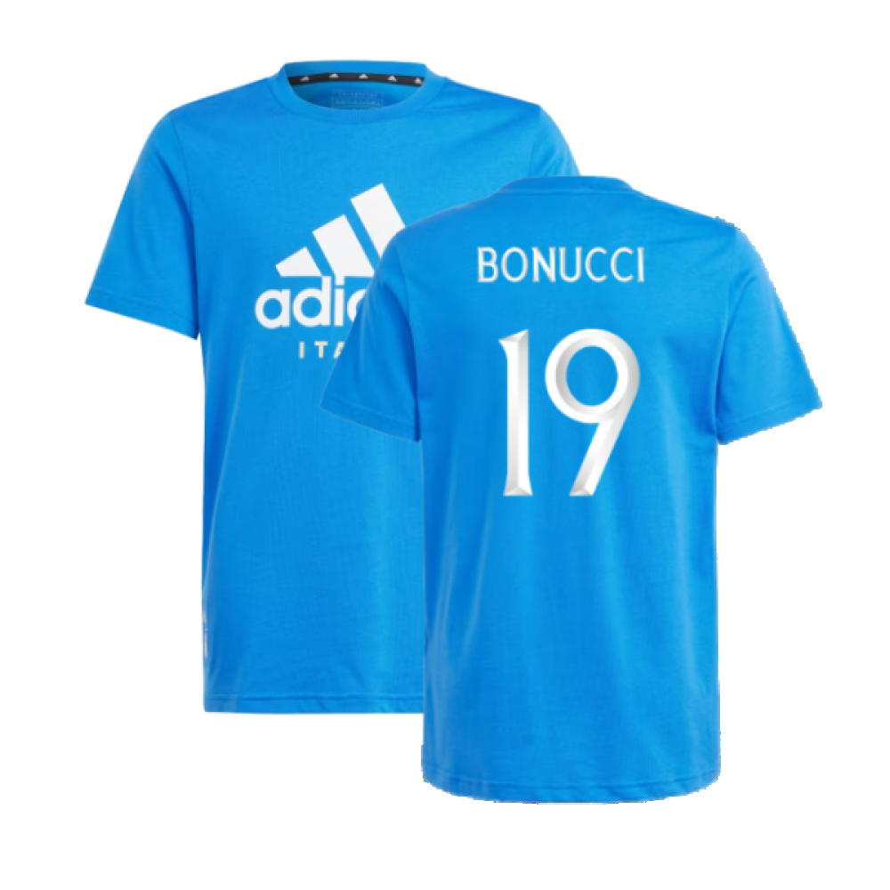 2024-2025 Italy DNA Tee (Blue) - Kids (BONUCCI 19)