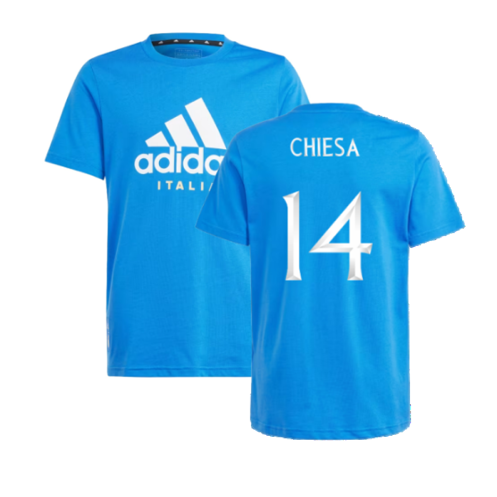 2024-2025 Italy DNA Tee (Blue) - Kids (CHIESA 14)