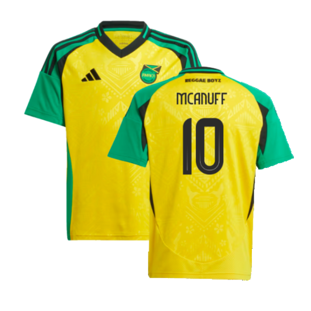 2024-2025 Jamaica Home Shirt (Kids) (McAnuff 10)