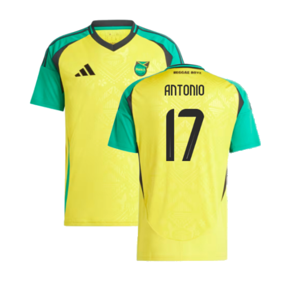 2024-2025 Jamaica Home Shirt (Womens) (Antonio 17)