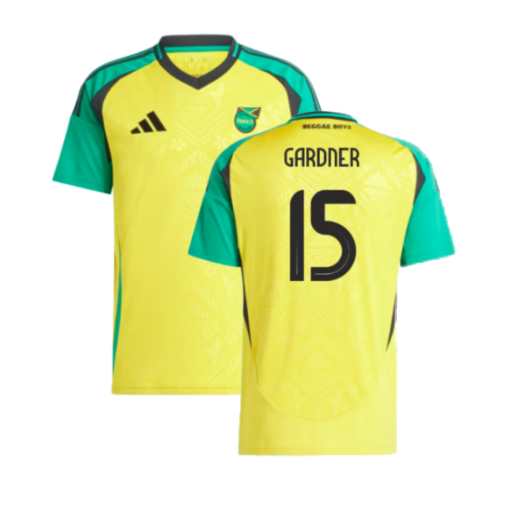 2024-2025 Jamaica Home Shirt (Womens) (Gardner 15)