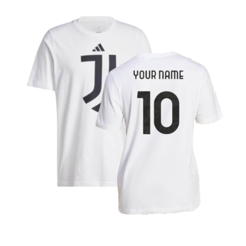 2024-2025 Juventus DNA Graphic Tee (White) (Your Name)