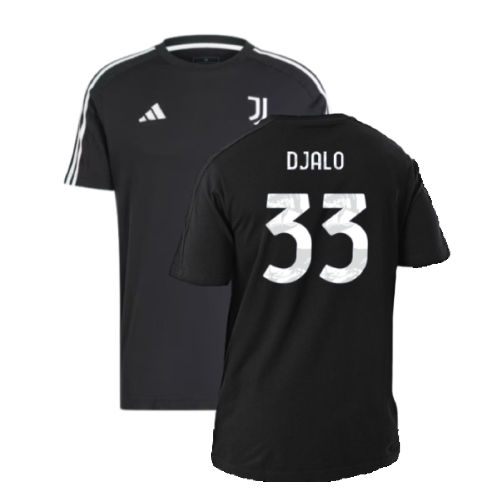2024-2025 Juventus DNA Tee (Black) (Djalo 33)