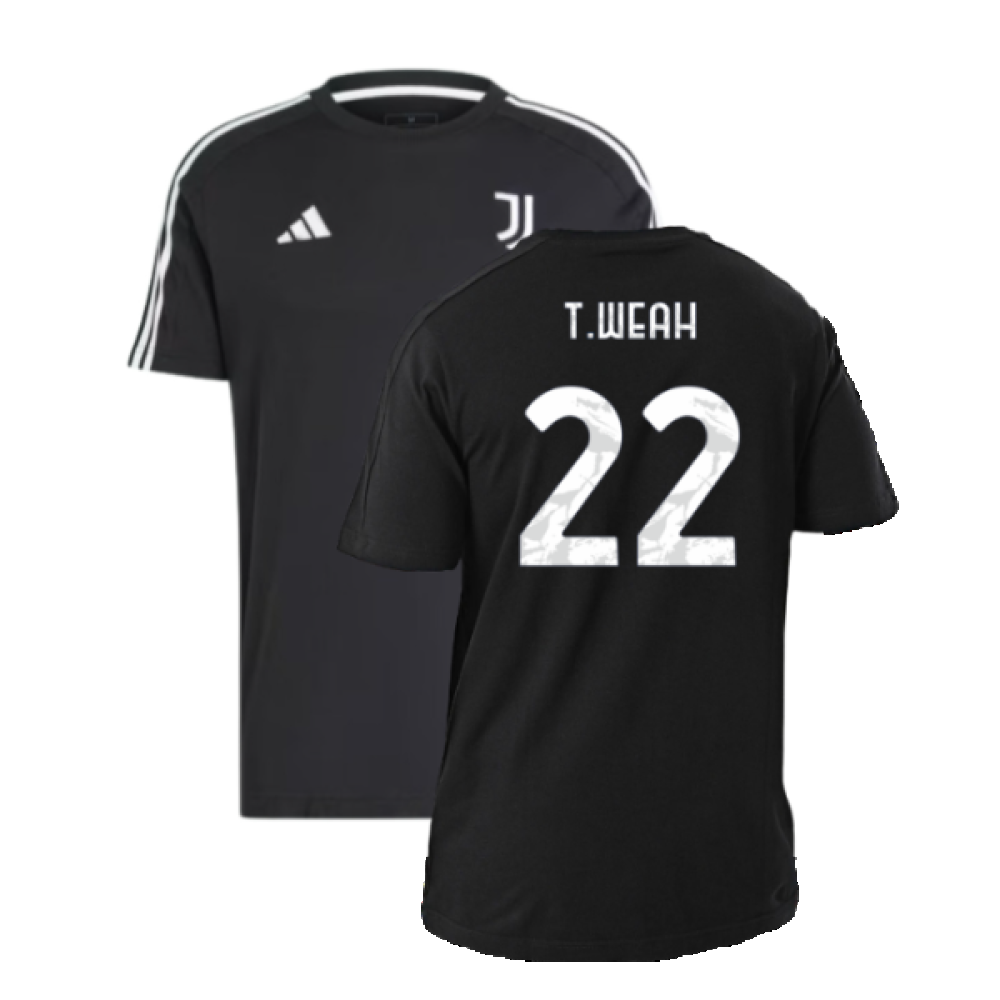 2024-2025 Juventus DNA Tee (Black) (T.Weah 22)
