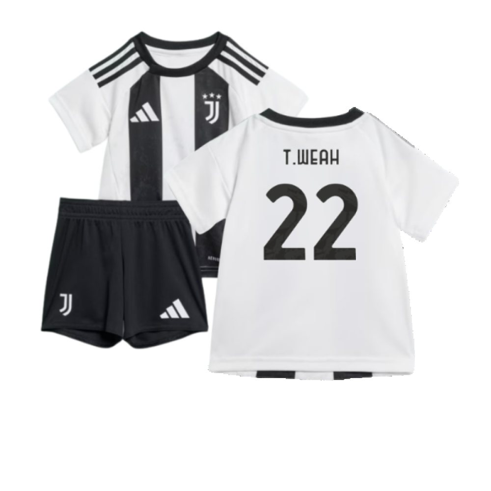 2024-2025 Juventus Home Baby Kit (T.Weah 22)