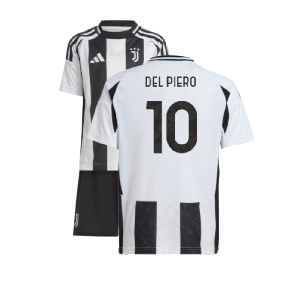 2024-2025 Juventus Home Mini Kit (Del Piero 10)