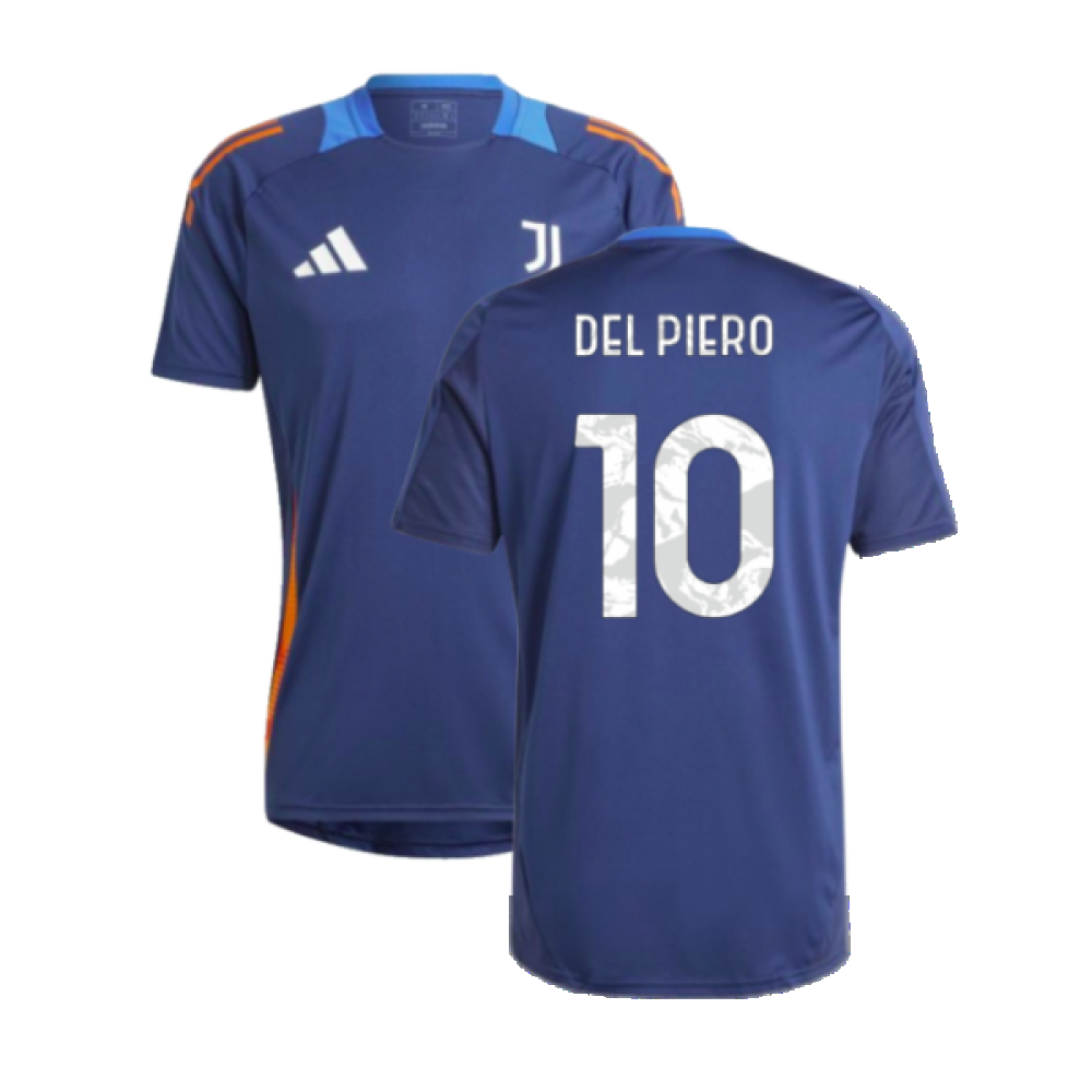 2024-2025 Juventus Training Jersey (Navy) (Del Piero 10)