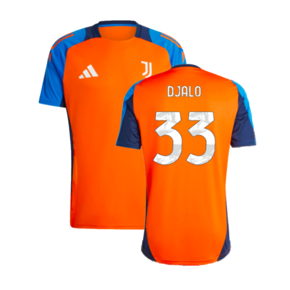 2024-2025 Juventus Training Jersey (Orange) (Djalo 33)