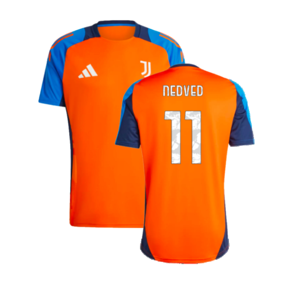 2024-2025 Juventus Training Jersey (Orange) (Nedved 11)