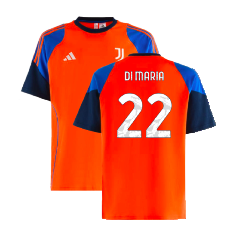 2024-2025 Juventus Training Tee (Orange) (Di Maria 22)