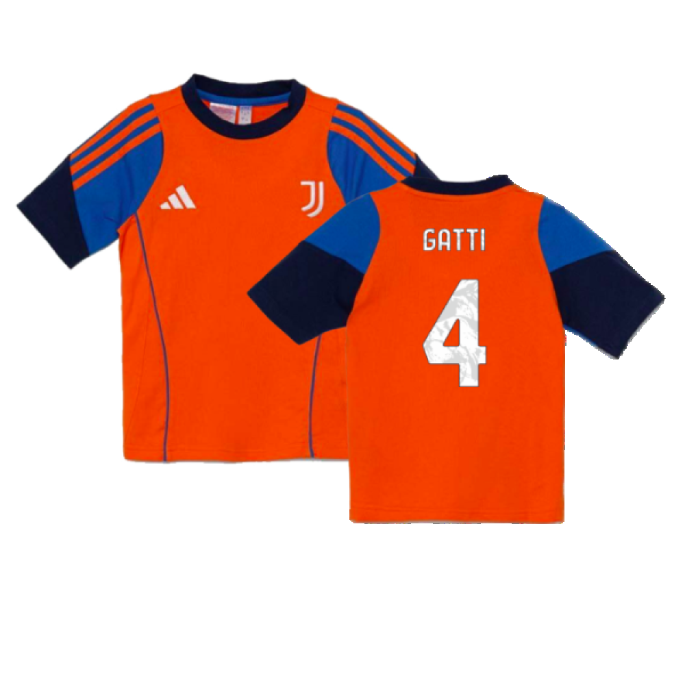 2024-2025 Juventus Training Tee (Orange) - Kids (Gatti 4)