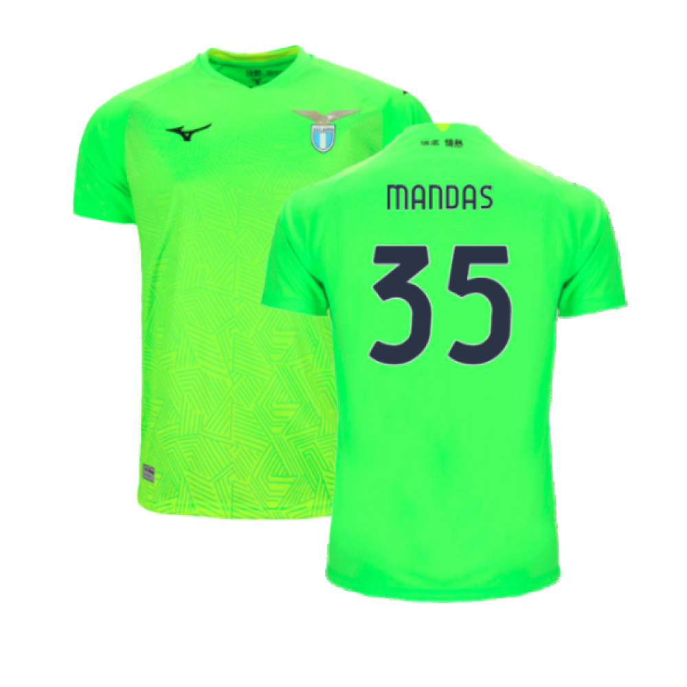 2024-2025 Lazio Home Goalkeeper Shirt (Green) (Mandas 35)