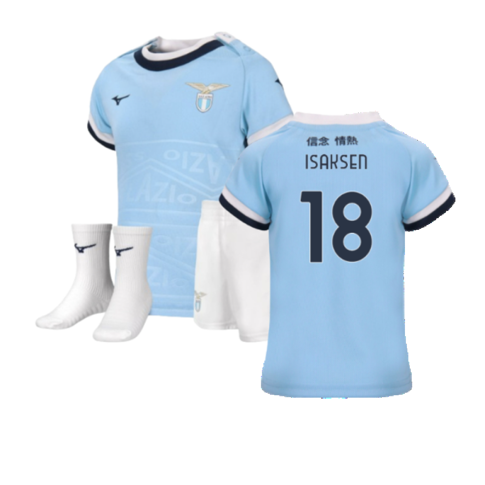 2024-2025 Lazio Home Infant Mini Kit (Isaksen 18)