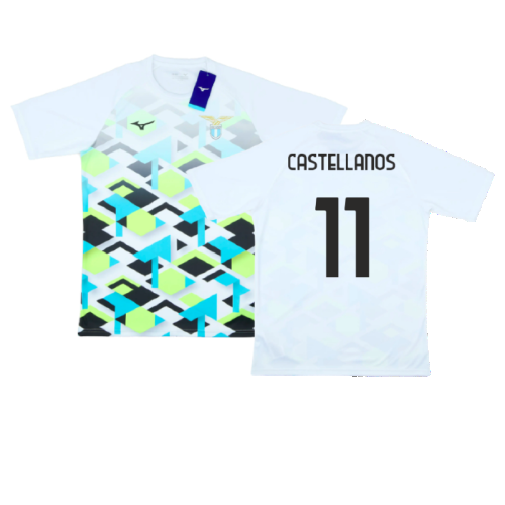 2024-2025 Lazio Pre-Match Jersey (White) (Castellanos 11)