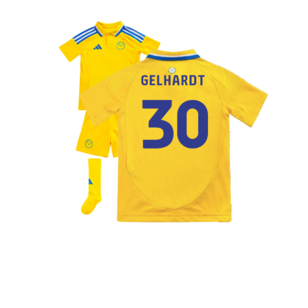 2024-2025 Leeds United Away Mini Kit (Gelhardt 30)