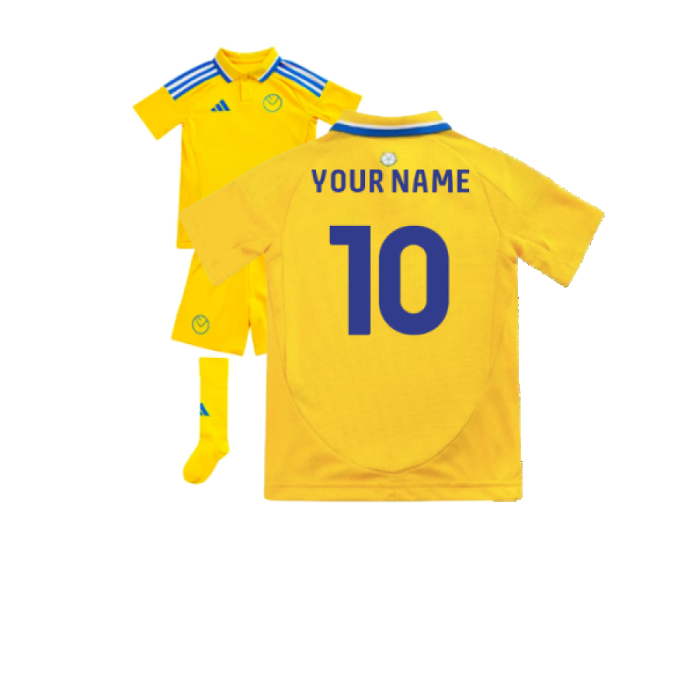 2024-2025 Leeds United Away Mini Kit (Your Name)