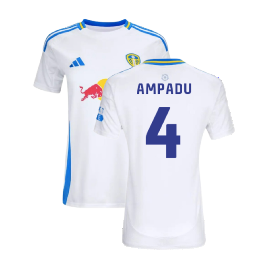 2024-2025 Leeds United Home Shirt (Womens) (Ampadu 4)