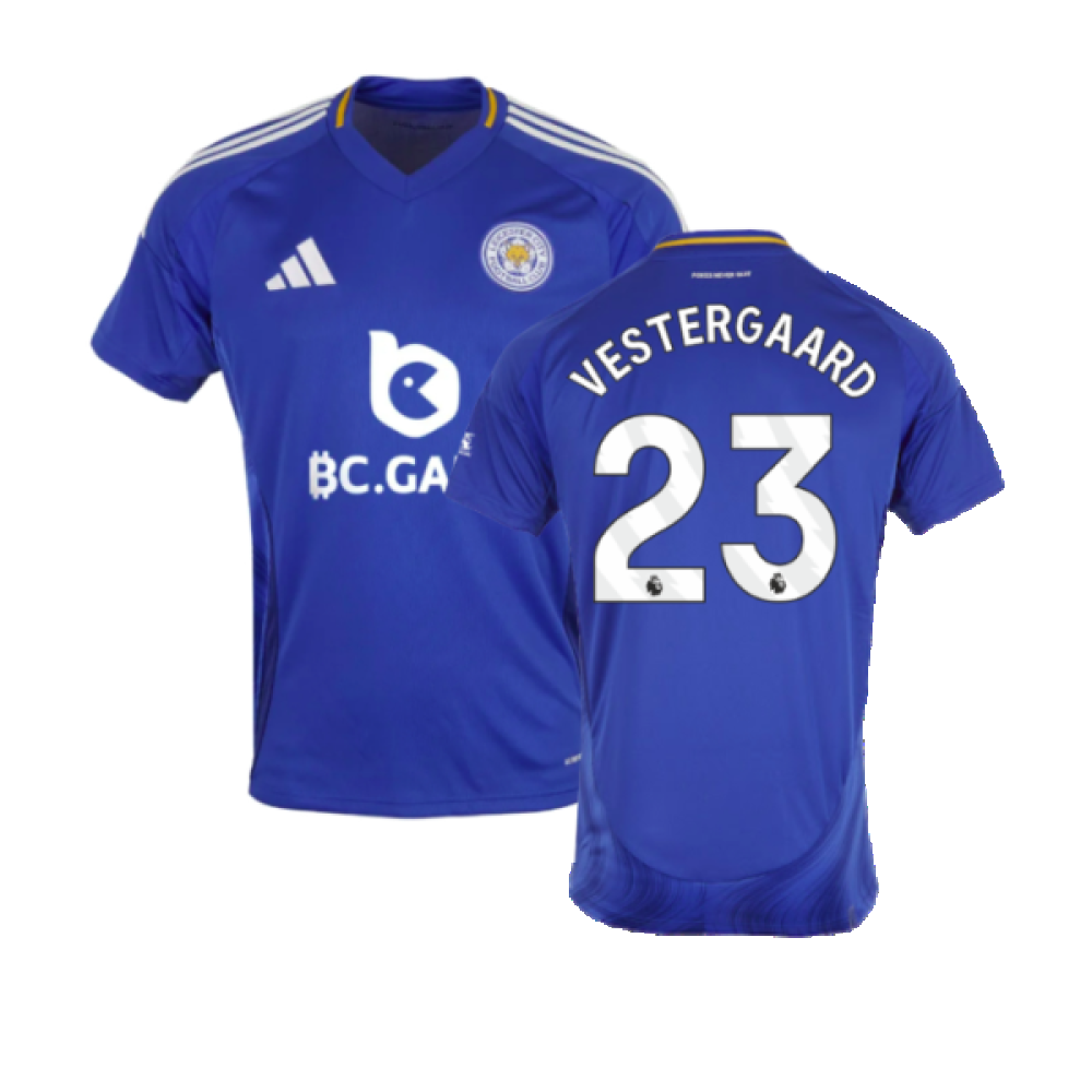 2024-2025 Leicester City Home Shirt (Vestergaard 23)