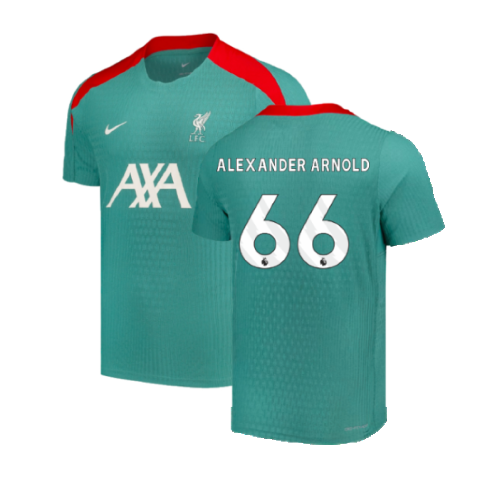 2024-2025 Liverpool Dri-Fit ADV Elite Strike S/S Shirt (Green) (Alexander Arnold 66)