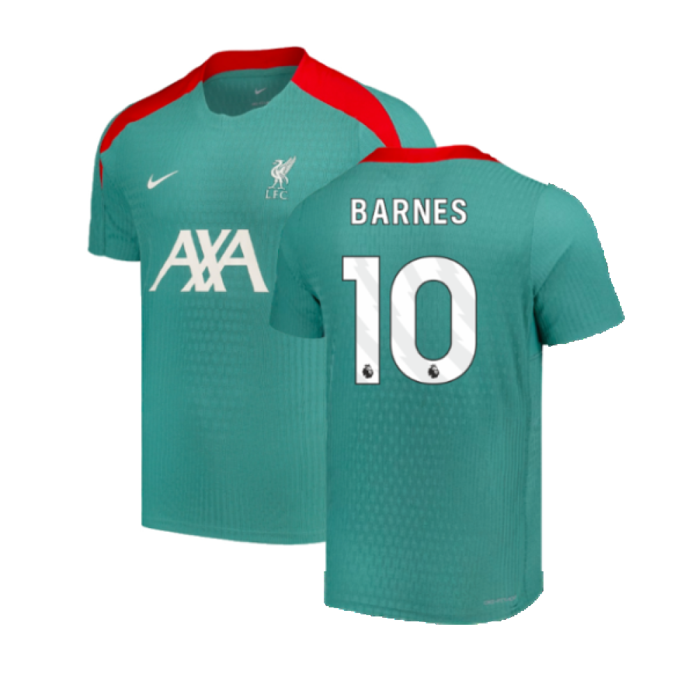 2024-2025 Liverpool Dri-Fit ADV Elite Strike S/S Shirt (Green) (Barnes 10)